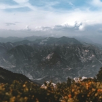 Breathtaking view of Revest-les-Roches mountains under dramatic skies in Provence, France.